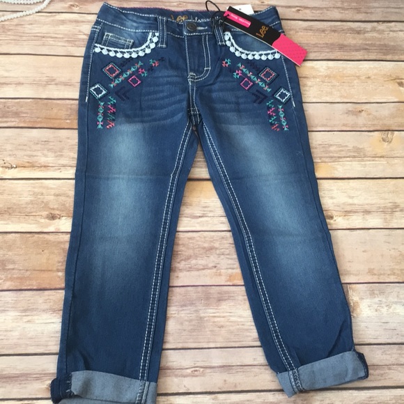 Lee Other - NWT girls Lee embroidered skinny jeans